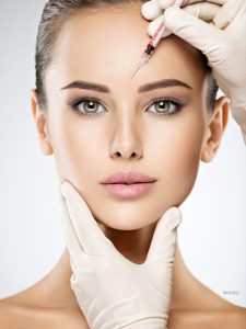 Young woman receiving BOTOX® Cosmetic.