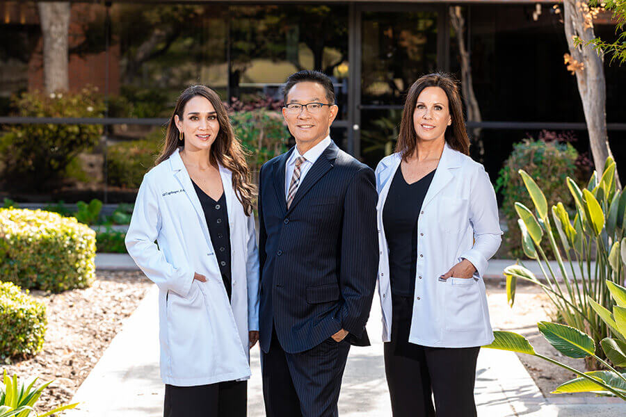Dr. Chin, Ali, and Shannon