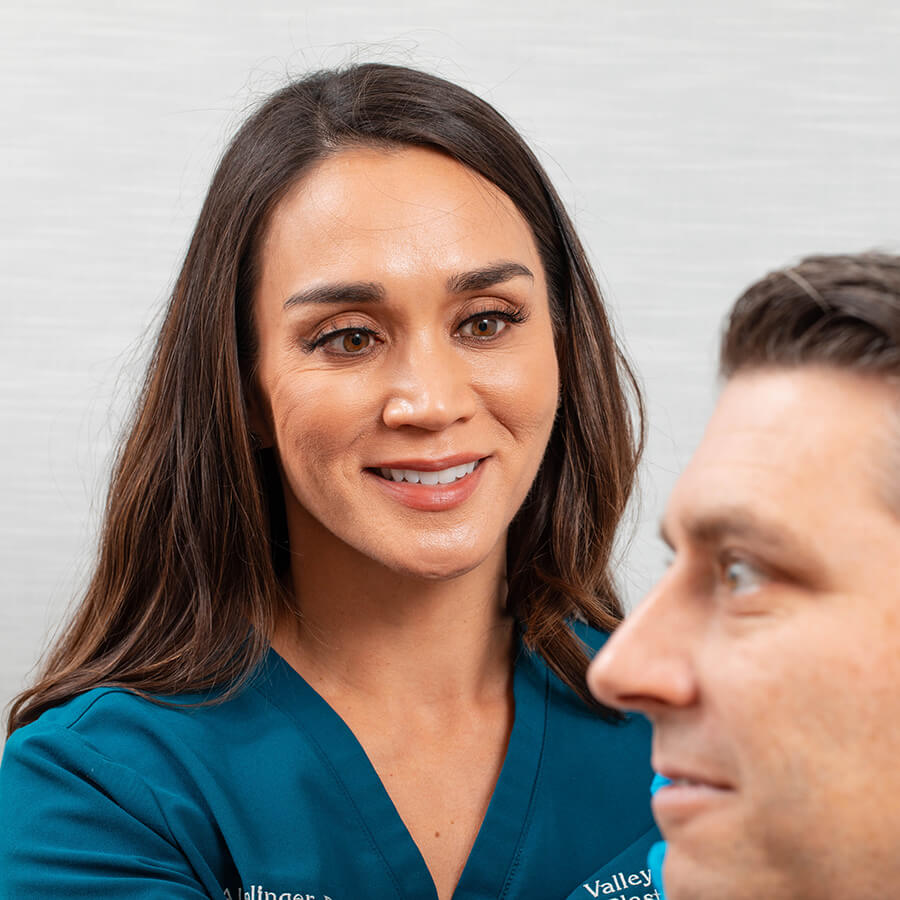 Office Staff with patient 3